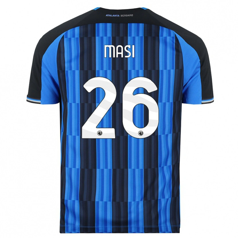 Danxen Dames Alberto Masi #26 Blauw Zwart Rood Thuisshirt Thuistenue 2026/27 T-Shirt