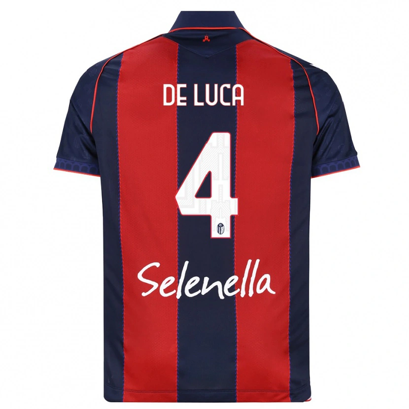 Danxen Dames Alessandro De Luca #4 Koninklijk Blauw Rood Wit Thuisshirt Thuistenue 2026/27 T-Shirt