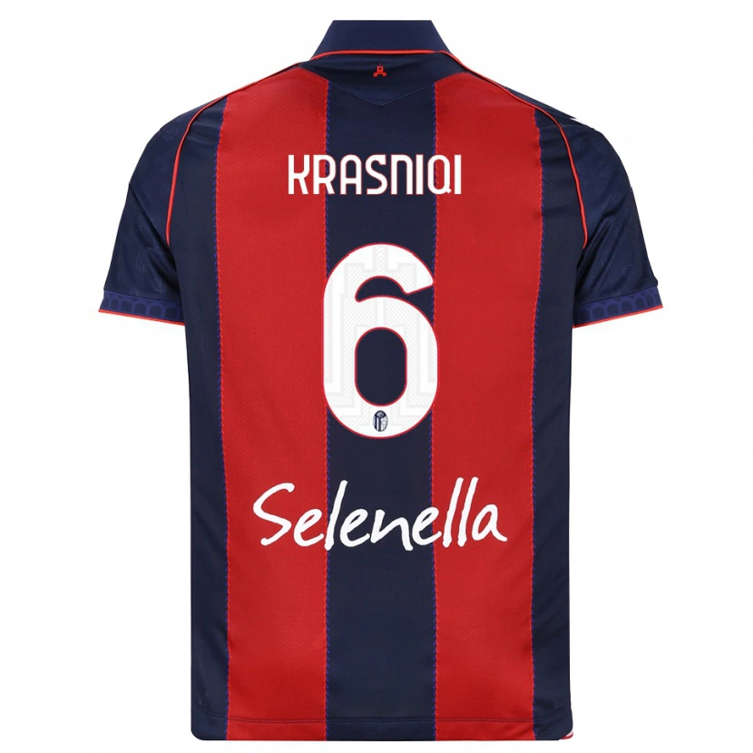 Danxen Dames Besalet Krasniqi #6 Koninklijk Blauw Rood Wit Thuisshirt Thuistenue 2026/27 T-Shirt