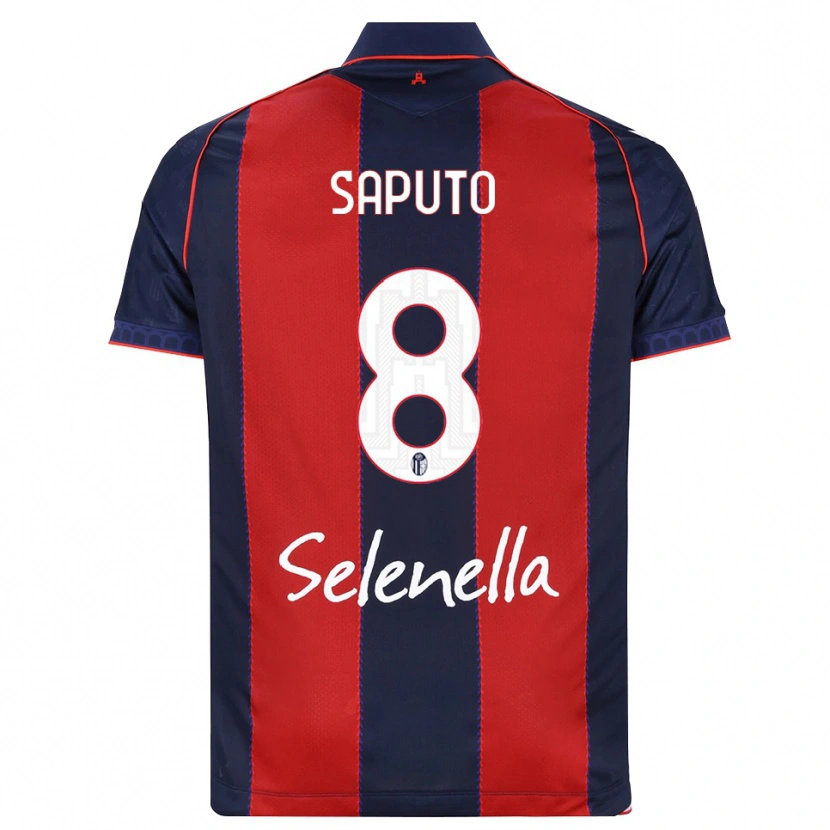 Danxen Dames Jesse Saputo #8 Koninklijk Blauw Rood Wit Thuisshirt Thuistenue 2026/27 T-Shirt