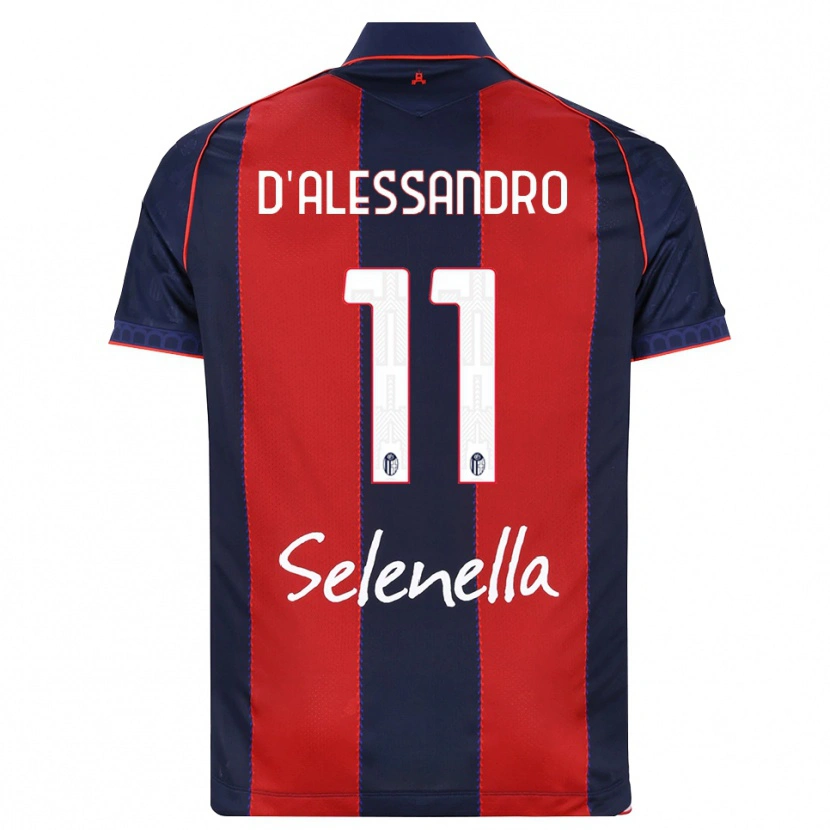 Danxen Dames Giuliano D'alessandro #11 Koninklijk Blauw Rood Wit Thuisshirt Thuistenue 2026/27 T-Shirt