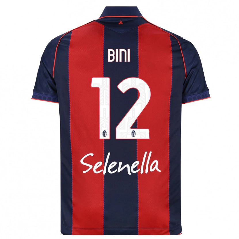 Danxen Dames Cesare Bini #12 Koninklijk Blauw Rood Wit Thuisshirt Thuistenue 2026/27 T-Shirt
