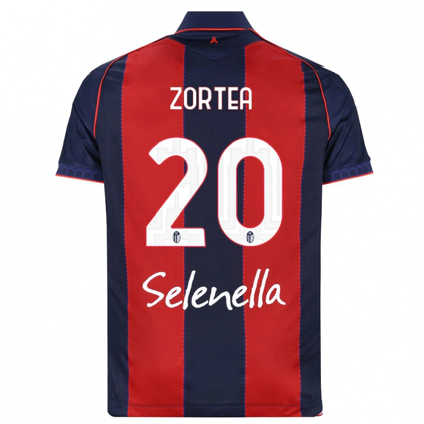 Danxen Dames Nadir Zortea #20 Koninklijk Blauw Rood Wit Thuisshirt Thuistenue 2026/27 T-Shirt