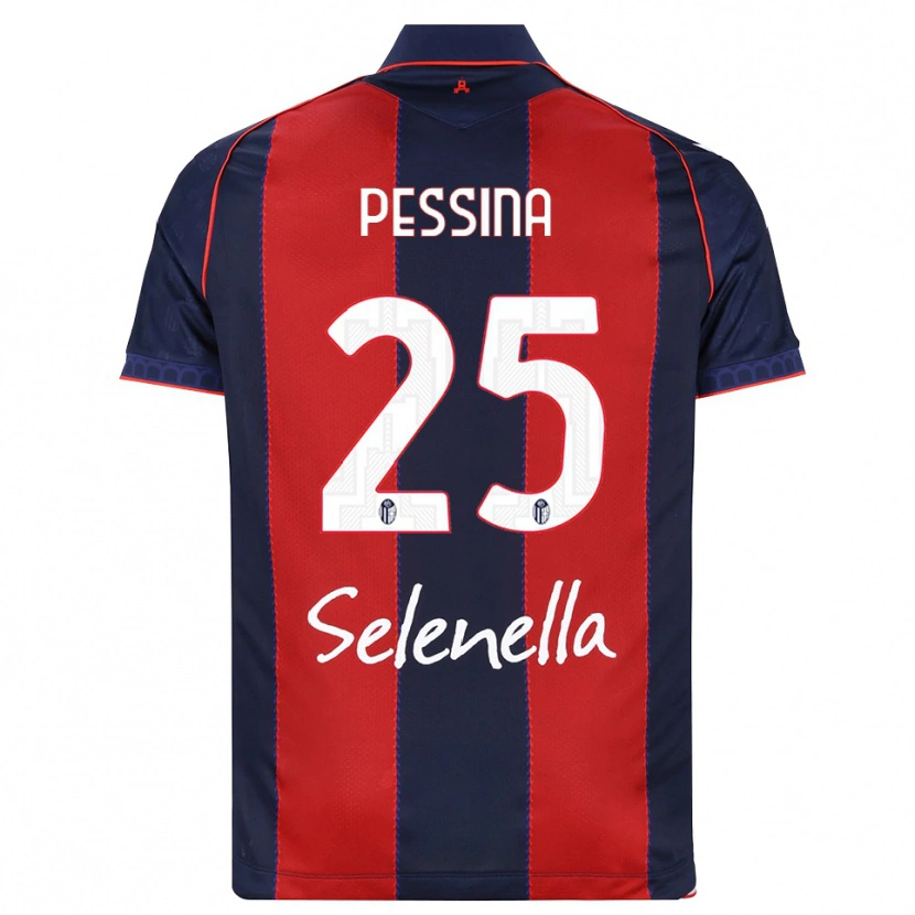 Danxen Dames Massimo Pessina #25 Koninklijk Blauw Rood Wit Thuisshirt Thuistenue 2026/27 T-Shirt