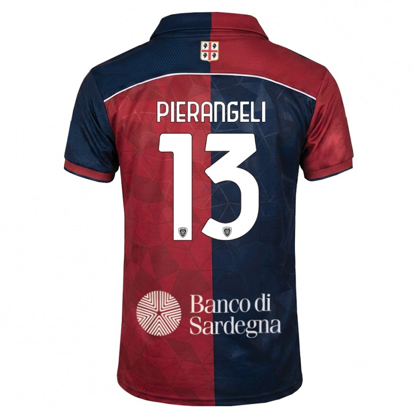 Danxen Dames Luis Pierangeli #13 Bordeauxrood Koninklijk Blauw Thuisshirt Thuistenue 2026/27 T-Shirt