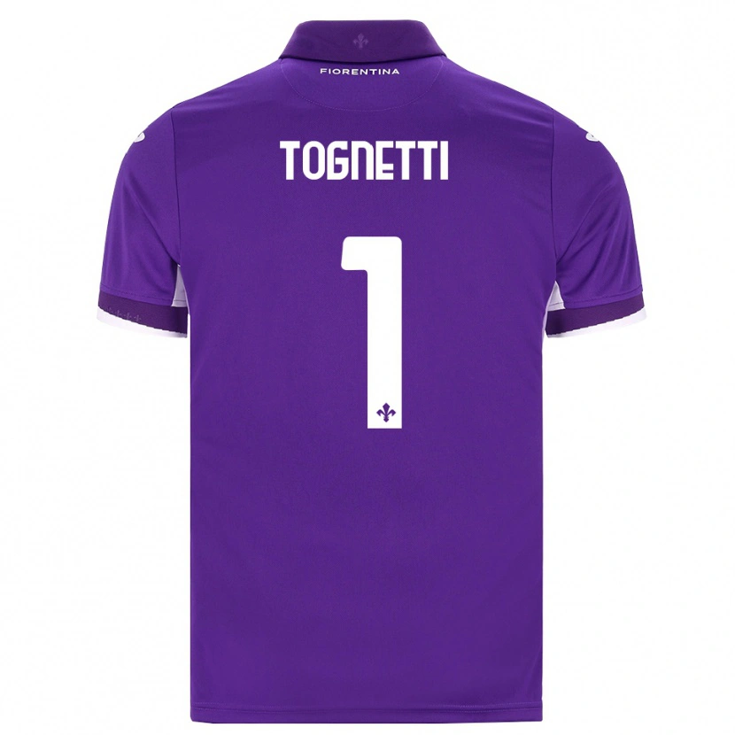 Danxen Dames Laerte Tognetti #1 Paars Wit Roze Thuisshirt Thuistenue 2026/27 T-Shirt