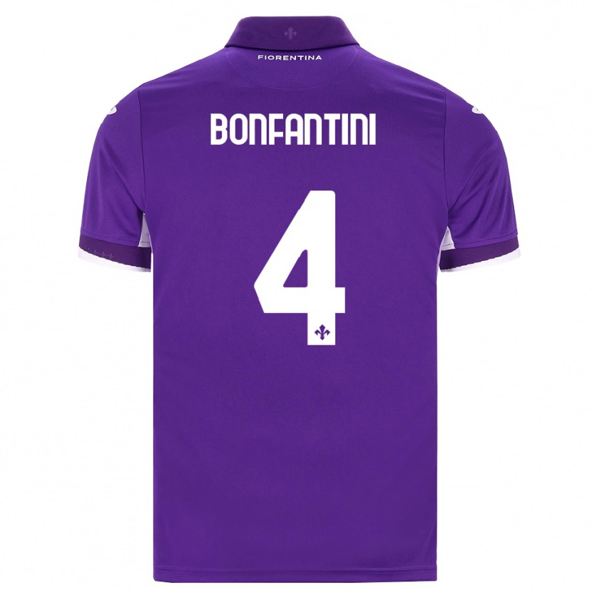 Danxen Dames Agnese Bonfantini #4 Paars Wit Roze Thuisshirt Thuistenue 2026/27 T-Shirt