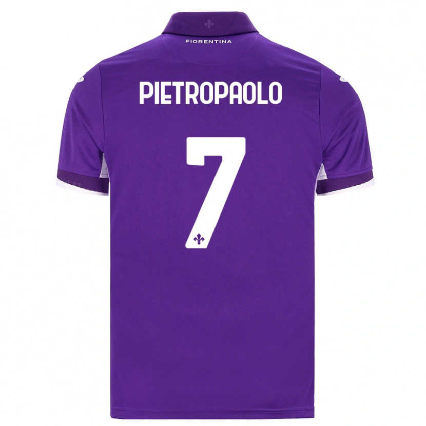 Danxen Dames Mario Pietropaolo #7 Paars Wit Roze Thuisshirt Thuistenue 2026/27 T-Shirt