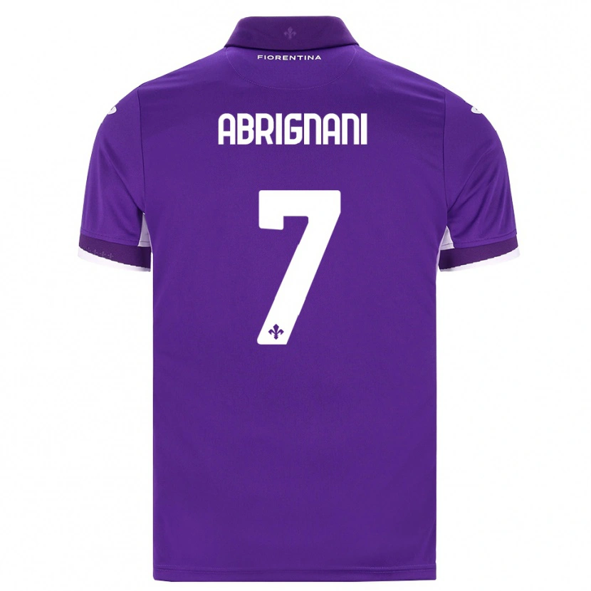 Danxen Dames Filippo Abrignani #7 Paars Wit Roze Thuisshirt Thuistenue 2026/27 T-Shirt