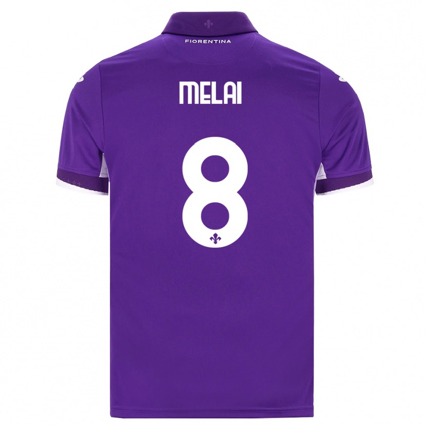 Danxen Dames Christian Melai #8 Paars Wit Roze Thuisshirt Thuistenue 2026/27 T-Shirt