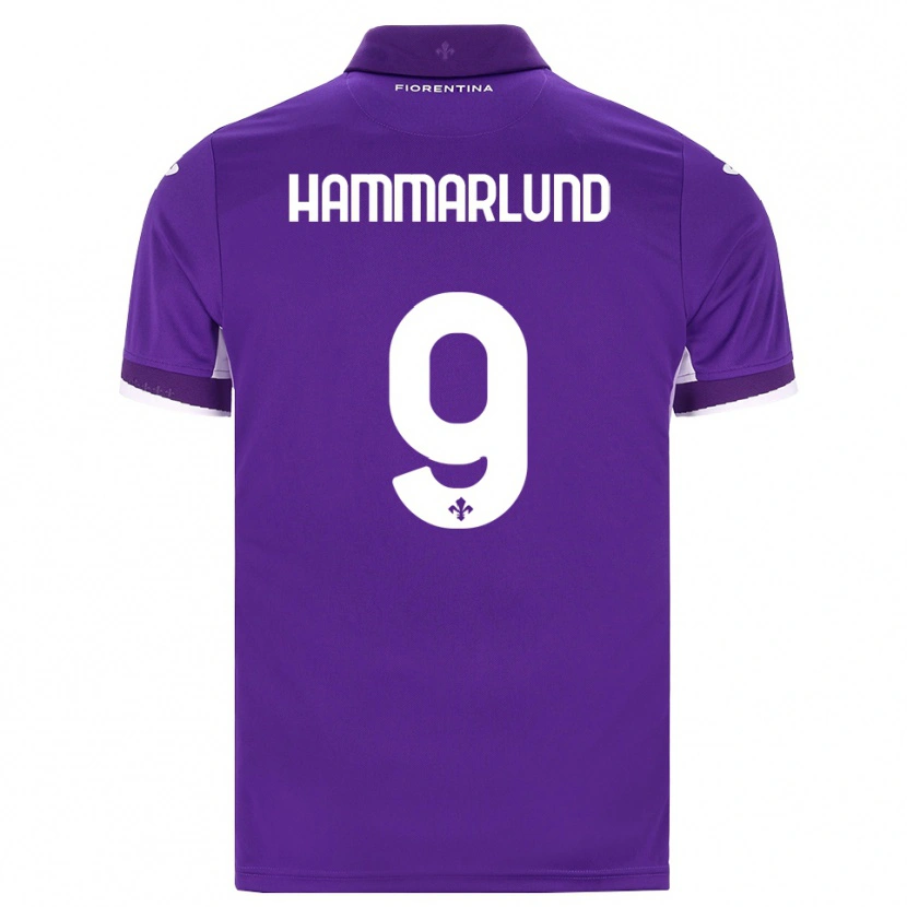 Danxen Dames Pauline Hammarlund #9 Paars Wit Roze Thuisshirt Thuistenue 2026/27 T-Shirt