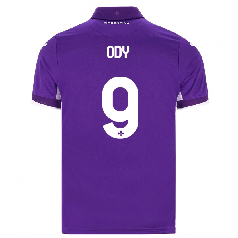 Danxen Dames Edwin Ody #9 Paars Wit Roze Thuisshirt Thuistenue 2026/27 T-Shirt