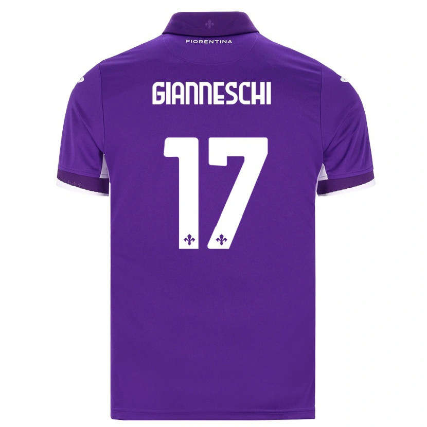 Danxen Dames Noah Gianneschi #17 Paars Wit Roze Thuisshirt Thuistenue 2026/27 T-Shirt
