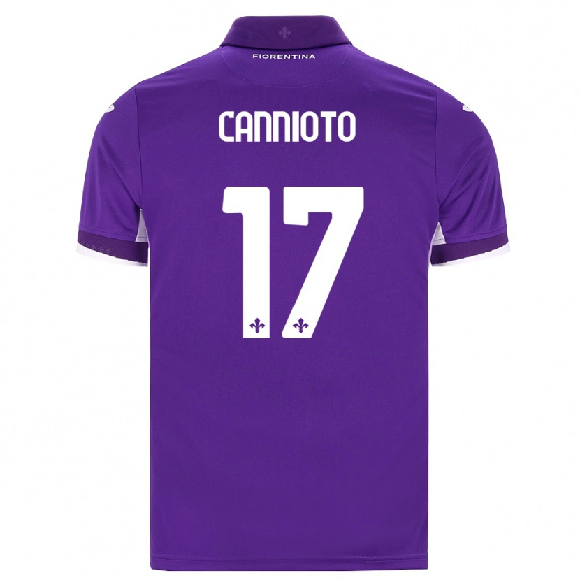 Danxen Dames Andrea Cannioto #17 Paars Wit Roze Thuisshirt Thuistenue 2026/27 T-Shirt