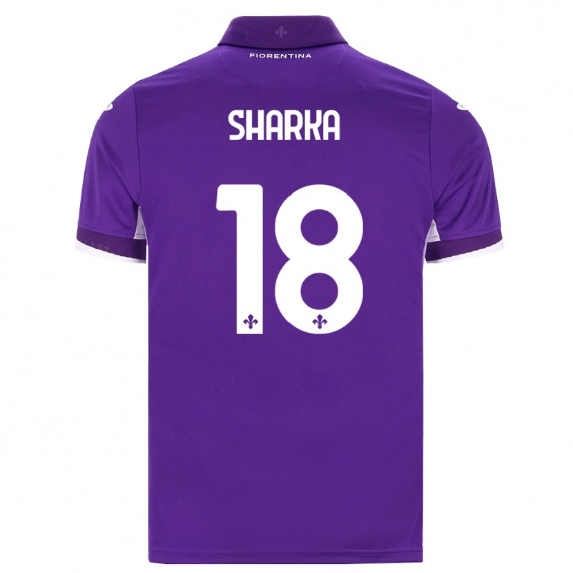 Danxen Dames Gentjan Sharka #18 Paars Wit Roze Thuisshirt Thuistenue 2026/27 T-Shirt