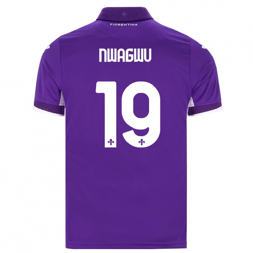 Danxen Dames Ikenna Nwagwu #19 Paars Wit Roze Thuisshirt Thuistenue 2026/27 T-Shirt