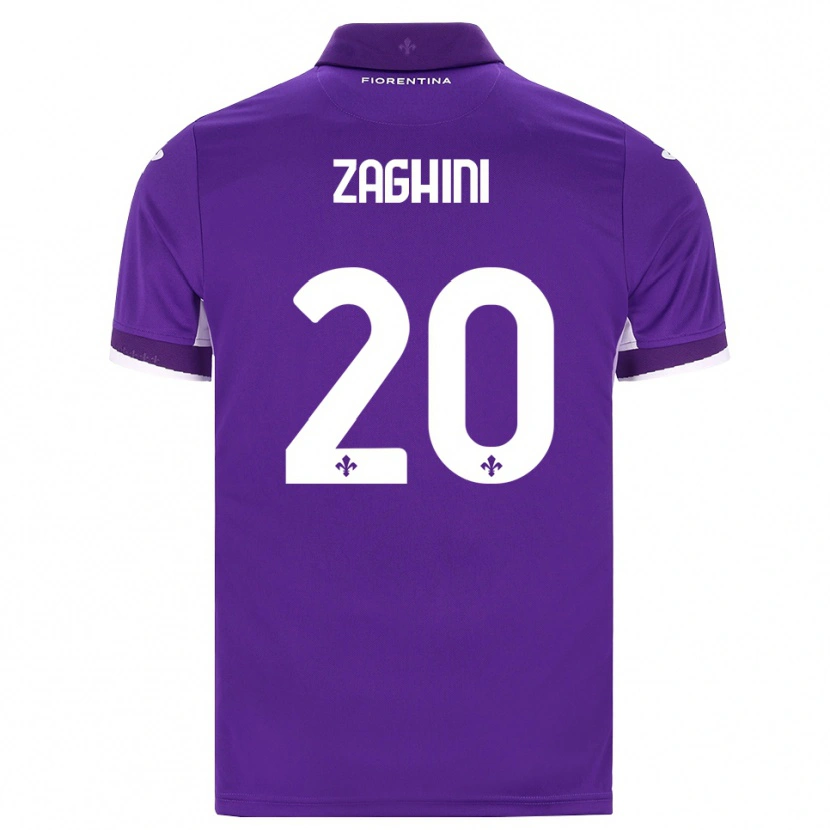 Danxen Dames Alice Zaghini #20 Paars Wit Roze Thuisshirt Thuistenue 2026/27 T-Shirt