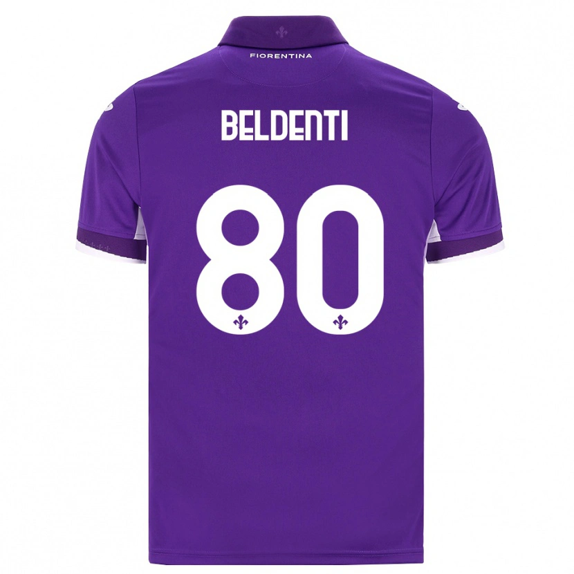 Danxen Dames Dennis Beldenti #80 Paars Wit Roze Thuisshirt Thuistenue 2026/27 T-Shirt