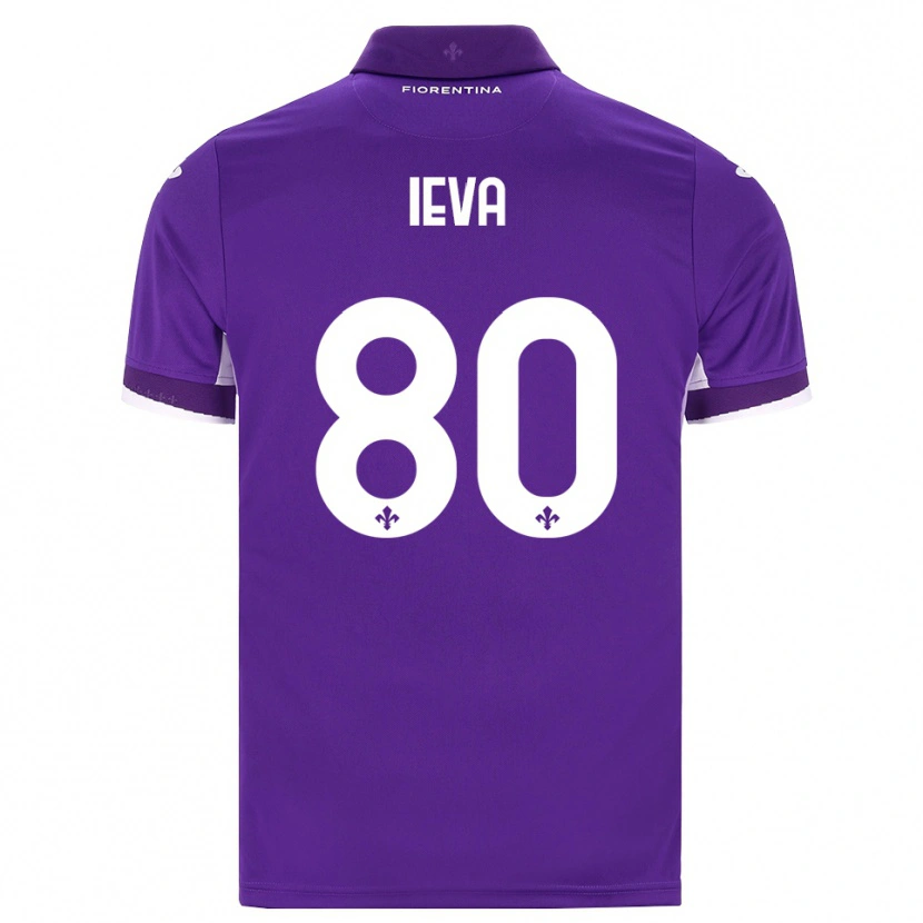 Danxen Dames Stella Ieva #80 Paars Wit Roze Thuisshirt Thuistenue 2026/27 T-Shirt