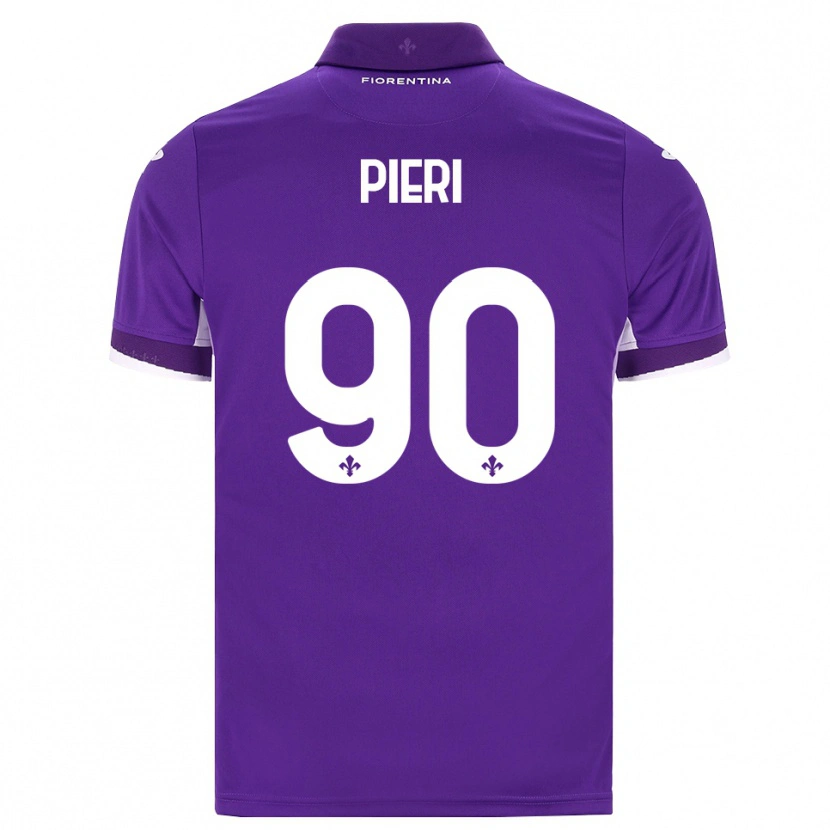 Danxen Dames Arianna Pieri #90 Paars Wit Roze Thuisshirt Thuistenue 2026/27 T-Shirt
