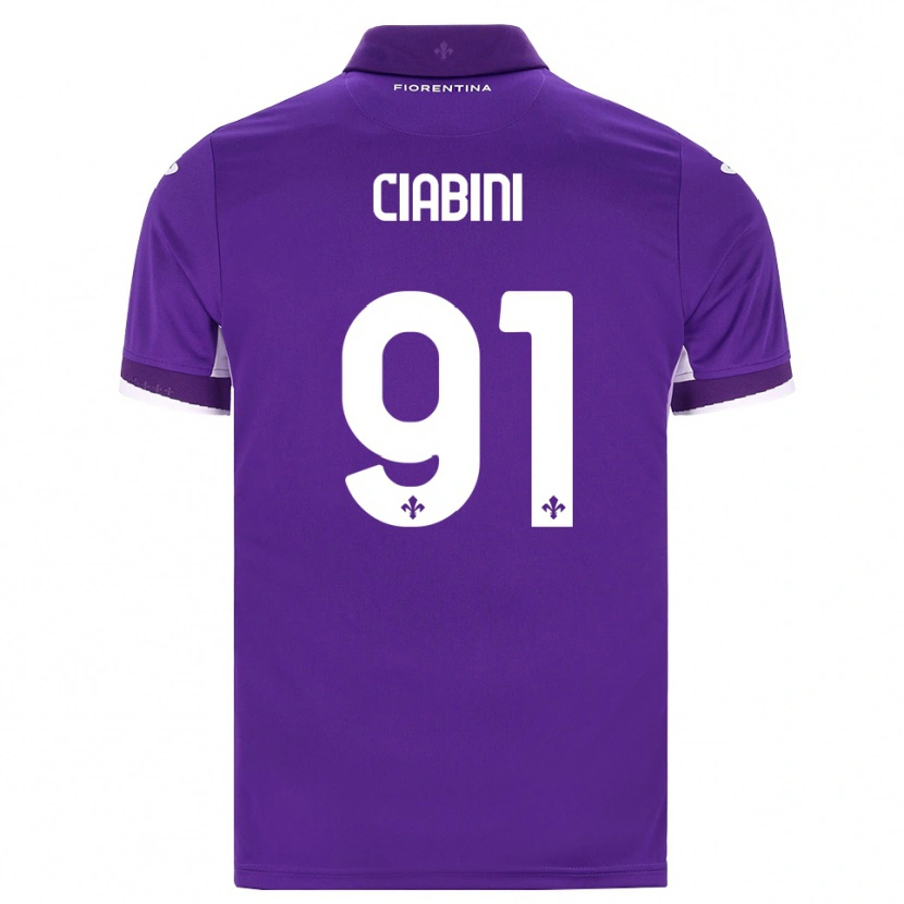 Danxen Dames Giulia Ciabini #91 Paars Wit Roze Thuisshirt Thuistenue 2026/27 T-Shirt