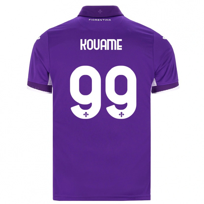 Danxen Dames Christian Kouame #99 Paars Wit Roze Thuisshirt Thuistenue 2026/27 T-Shirt