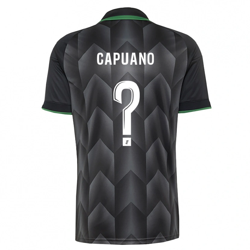 Danxen Dames Gabin Capuano #0 Wit Zwart Groen Uitshirt Uittenue 2026/27 T-Shirt