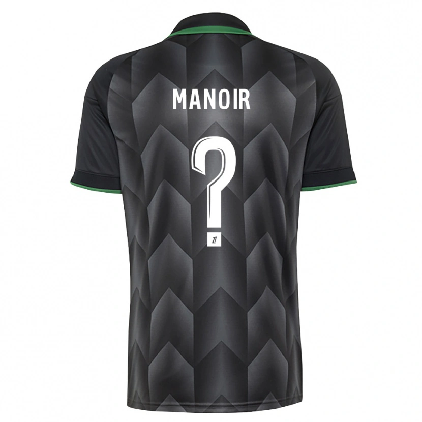 Danxen Dames Nael Manoir #0 Wit Zwart Groen Uitshirt Uittenue 2026/27 T-Shirt