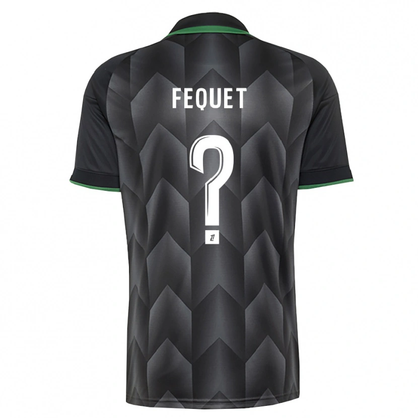 Danxen Dames Noa Fequet #0 Wit Zwart Groen Uitshirt Uittenue 2026/27 T-Shirt