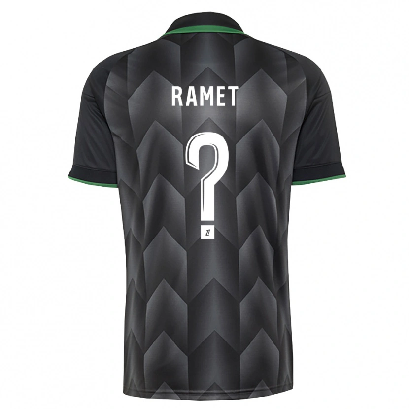 Danxen Dames Simon Ramet #0 Wit Zwart Groen Uitshirt Uittenue 2026/27 T-Shirt