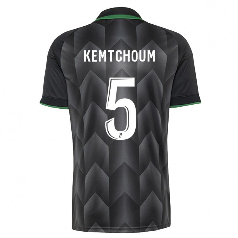 Danxen Dames Noé Kemtchoum #5 Wit Zwart Groen Uitshirt Uittenue 2026/27 T-Shirt
