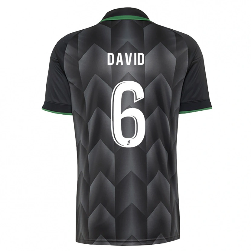 Danxen Dames Tess David #6 Wit Zwart Groen Uitshirt Uittenue 2026/27 T-Shirt
