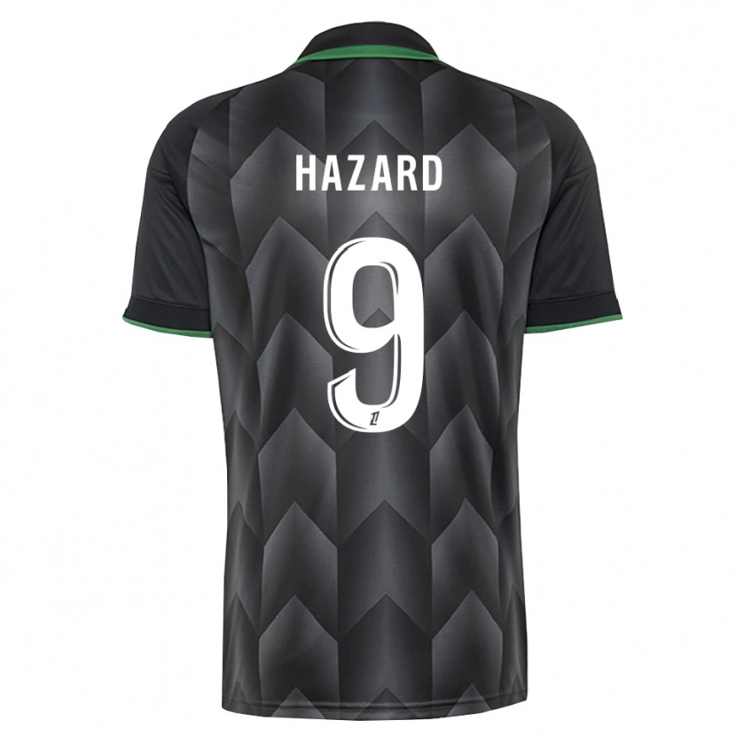 Danxen Dames Thorgan Hazard #9 Wit Zwart Groen Uitshirt Uittenue 2026/27 T-Shirt
