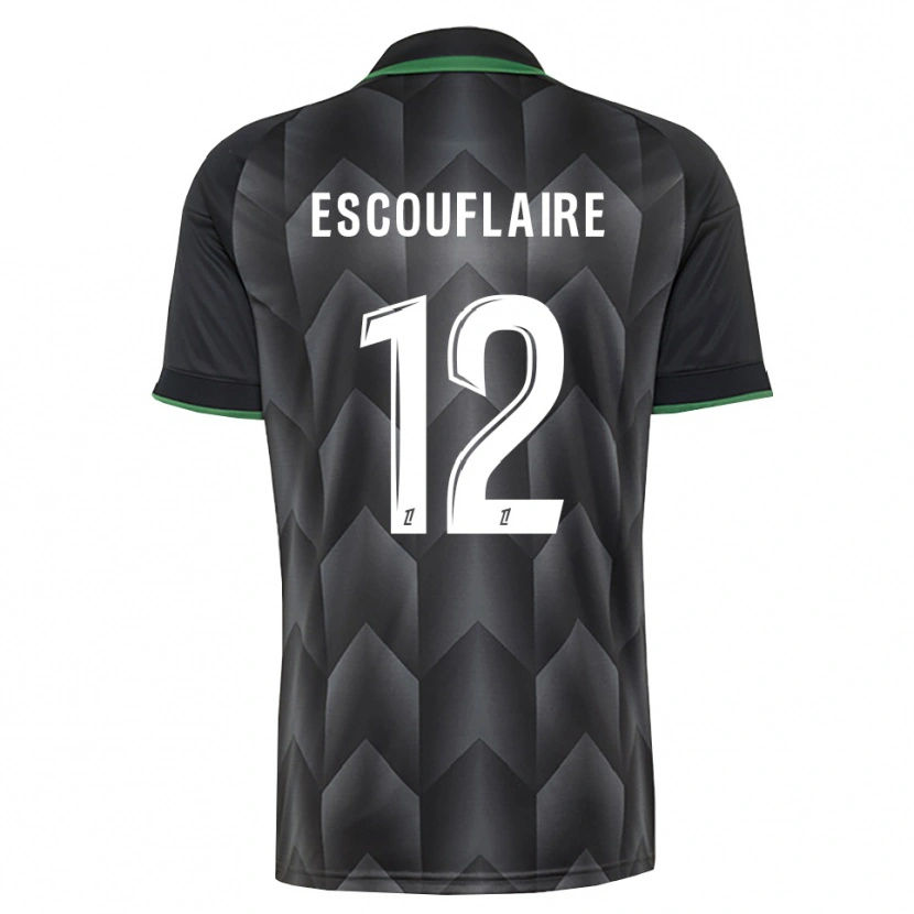 Danxen Dames Mattéo Escouflaire #12 Wit Zwart Groen Uitshirt Uittenue 2026/27 T-Shirt