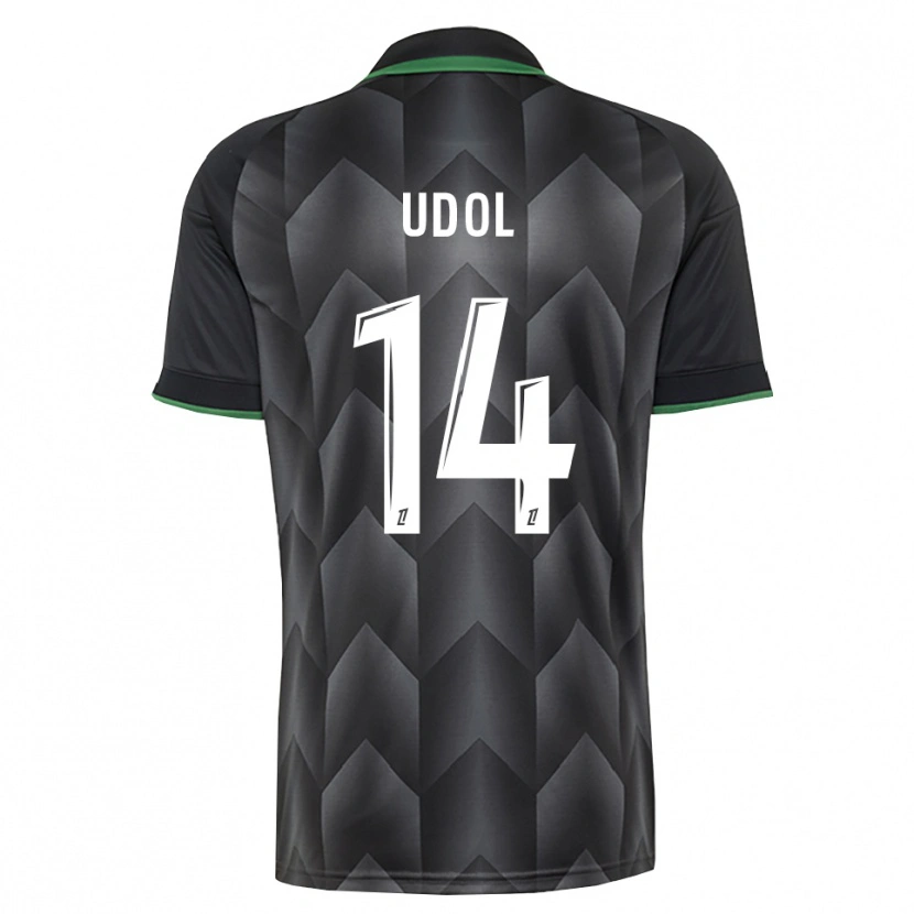 Danxen Dames Matthieu Udol #14 Wit Zwart Groen Uitshirt Uittenue 2026/27 T-Shirt