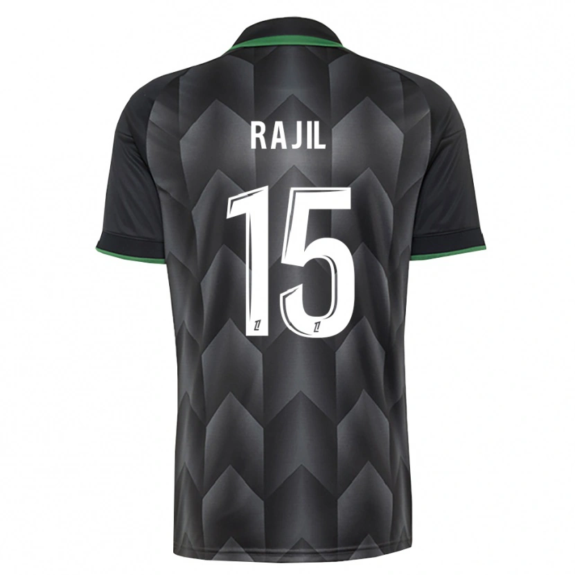 Danxen Dames Jibril Rajil #15 Wit Zwart Groen Uitshirt Uittenue 2026/27 T-Shirt