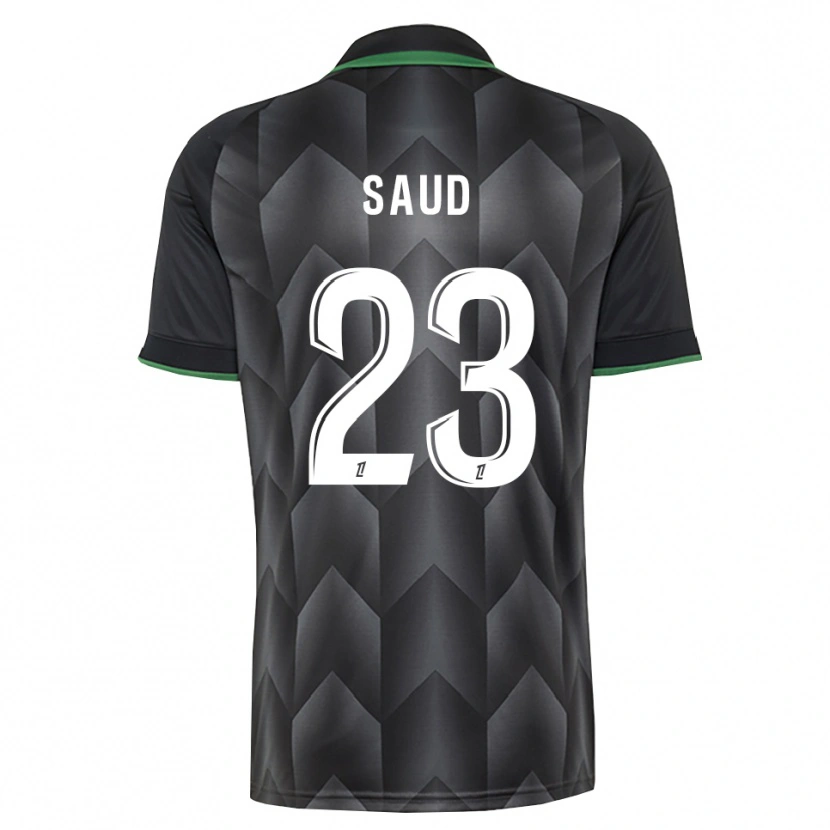 Danxen Dames Saud Abdulhamid #23 Wit Zwart Groen Uitshirt Uittenue 2026/27 T-Shirt