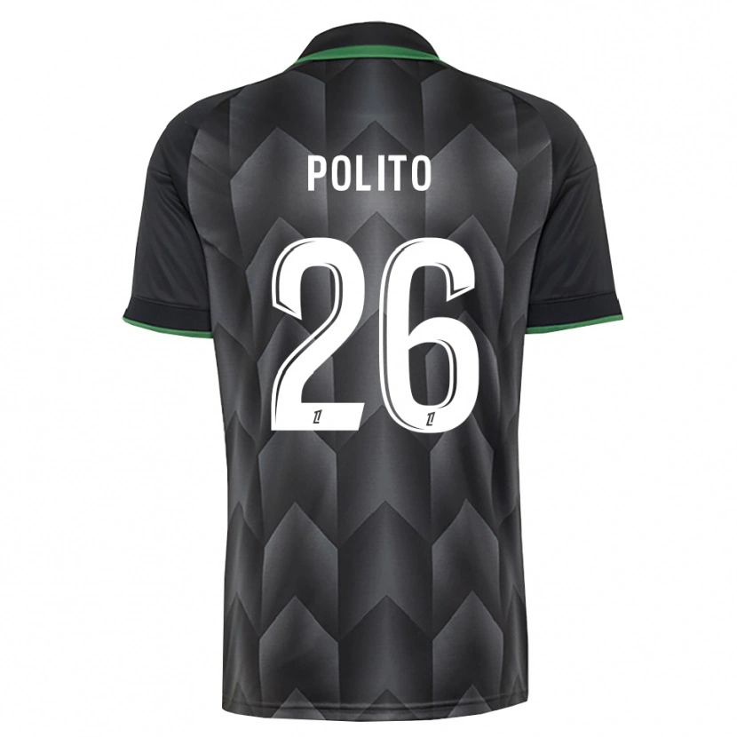 Danxen Dames Carla Polito #26 Wit Zwart Groen Uitshirt Uittenue 2026/27 T-Shirt