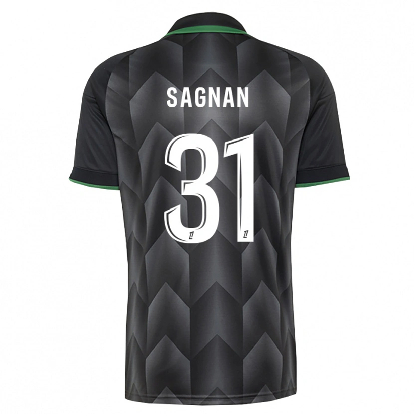 Danxen Dames Souleymane Sagnan #31 Wit Zwart Groen Uitshirt Uittenue 2026/27 T-Shirt