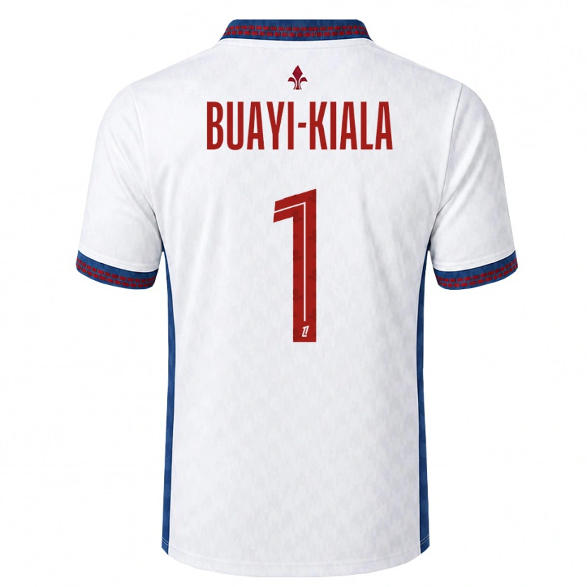Danxen Dames Israël Buayi-Kiala #1 Rood Wit Blauw Uitshirt Uittenue 2026/27 T-Shirt