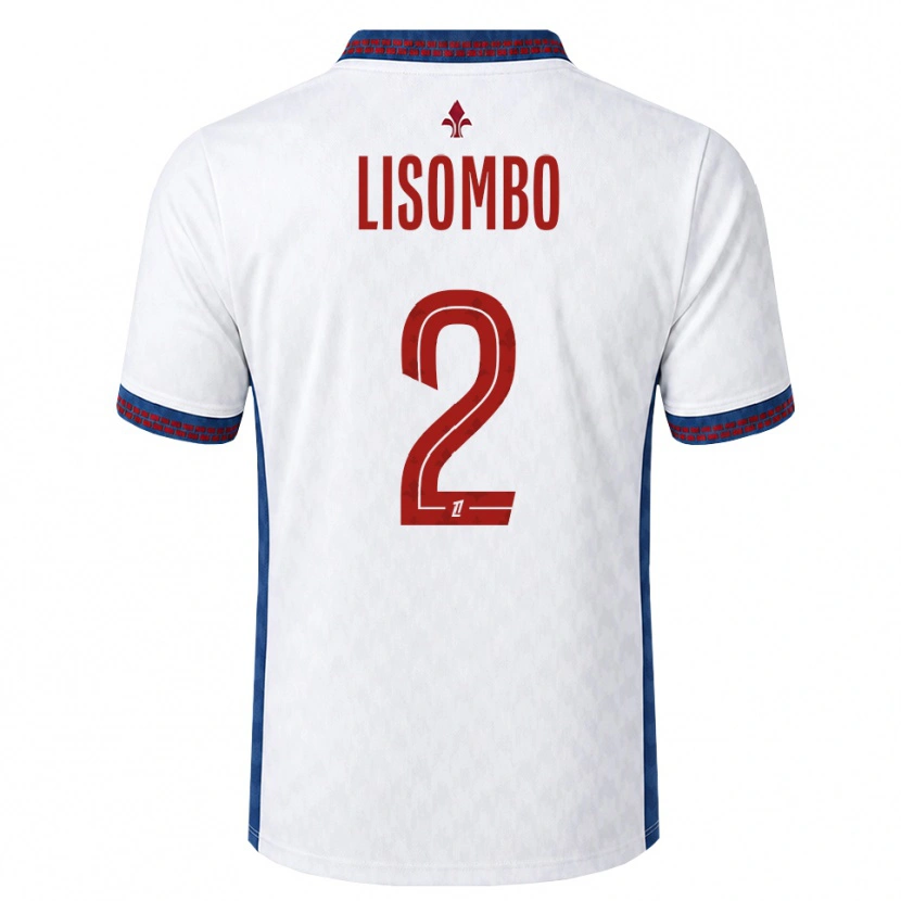 Danxen Dames Lougy Lisombo #2 Rood Wit Blauw Uitshirt Uittenue 2026/27 T-Shirt