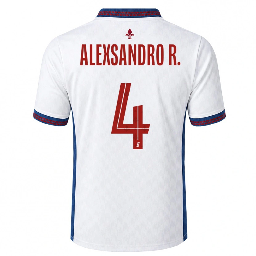 Danxen Dames Alexsandro Victor De Souza Ribeiro #4 Rood Wit Blauw Uitshirt Uittenue 2026/27 T-Shirt