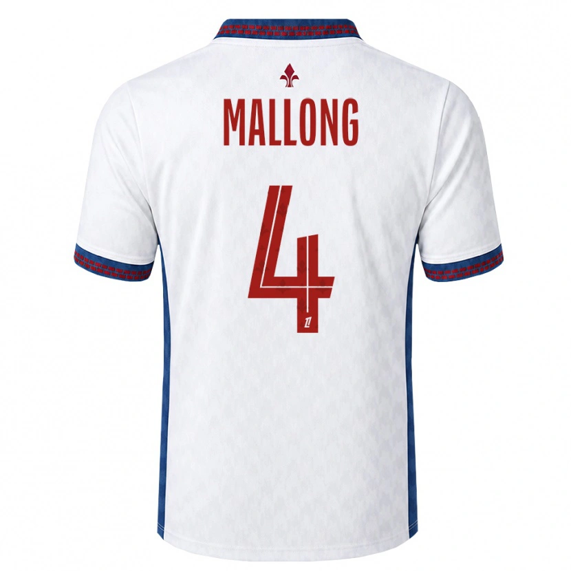 Danxen Dames Raphaël Mallong #4 Rood Wit Blauw Uitshirt Uittenue 2026/27 T-Shirt