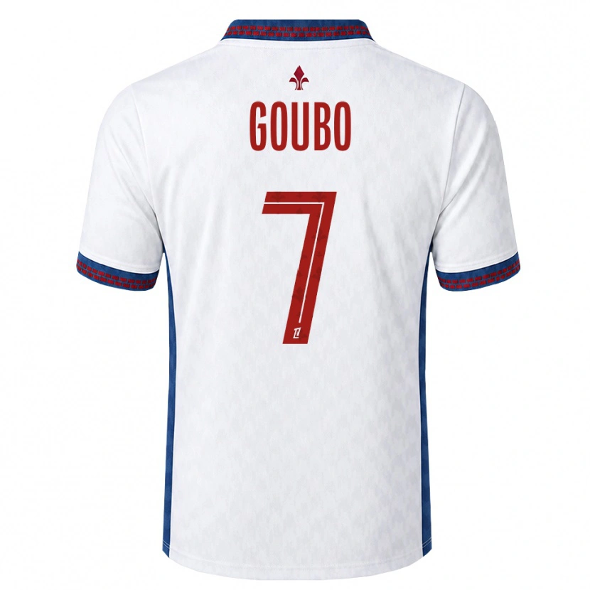 Danxen Dames Antoine Goubo #7 Rood Wit Blauw Uitshirt Uittenue 2026/27 T-Shirt