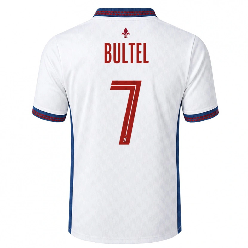 Danxen Dames Ludivine Bultel #7 Rood Wit Blauw Uitshirt Uittenue 2026/27 T-Shirt