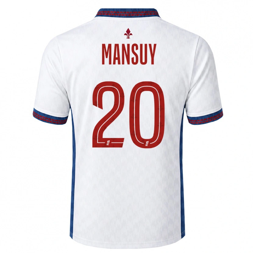 Danxen Dames Heloise Mansuy #20 Rood Wit Blauw Uitshirt Uittenue 2026/27 T-Shirt