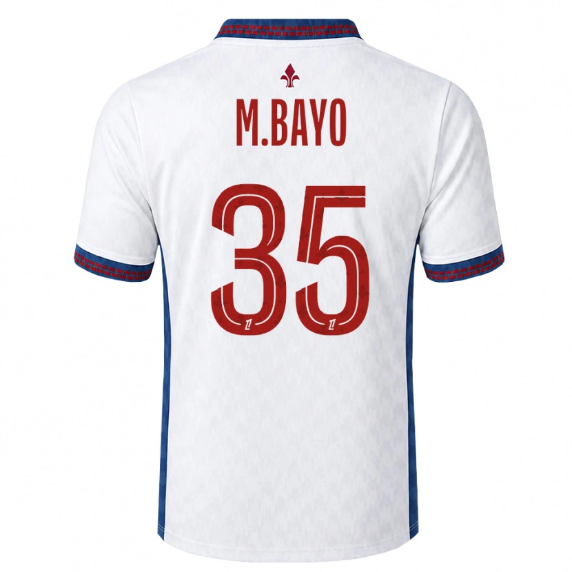 Danxen Dames Mohamed Bayo #35 Rood Wit Blauw Uitshirt Uittenue 2026/27 T-Shirt