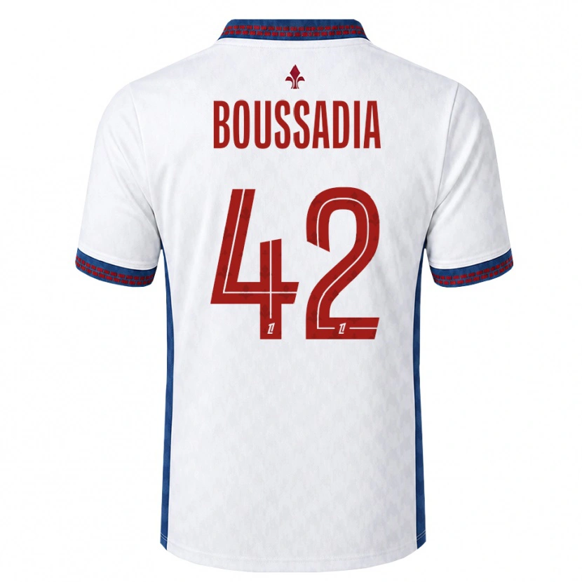 Danxen Dames Saad Boussadia #42 Rood Wit Blauw Uitshirt Uittenue 2026/27 T-Shirt