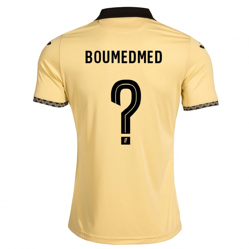 Danxen Dames Kamil Boumedmed #0 Navajo Wit Zwart Uitshirt Uittenue 2026/27 T-Shirt