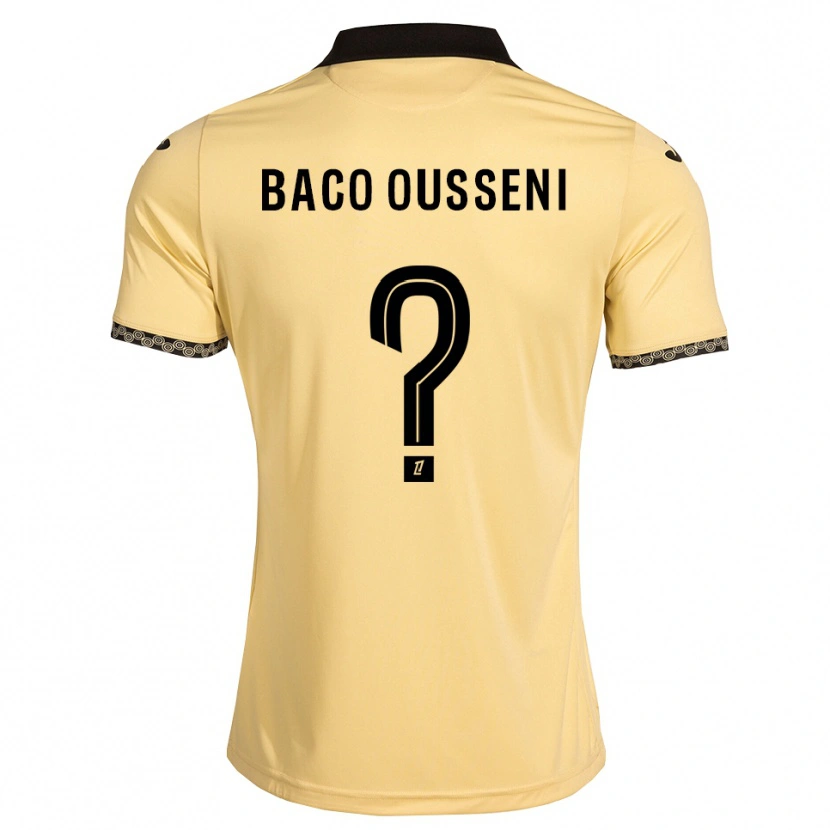 Danxen Dames Timothée Baco Ousseni #0 Navajo Wit Zwart Uitshirt Uittenue 2026/27 T-Shirt